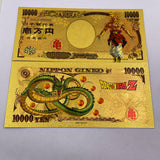 48 Designs Dragon Ball Z Gold Banknotes and coins for Selection