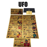 10 Designs UFO Gold Banknotes  for Selection