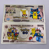 34 Designs Pocket Monster Gold Banknotes and coins for Selection