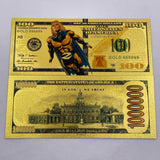 58 Designs MARVEL HEROS Gold Banknotes and coins for Selection