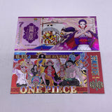 10 Designs ONE PIECE  Gold and Silvery Banknotes for Selection