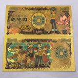 8 Designs Digital Monster Gold Banknotes and coins for Selection