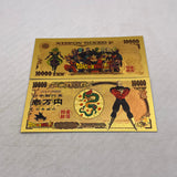 48 Designs Dragon Ball Z Gold Banknotes and coins for Selection