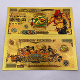 75 Designs ONE PIECE  Gold Banknotes and coins for Selection