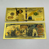 38 Designs Star Wars Gold Banknotes and Coins for Selection