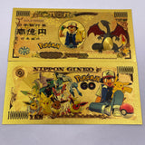 91 Designs Pocket Monster Gold Banknotes and coins for Selection