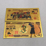 48 Designs Dragon Ball Z Gold Banknotes and coins for Selection