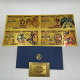 9 Designs Yu-Gi-Oh! Gold Banknotes and Coins for Selection