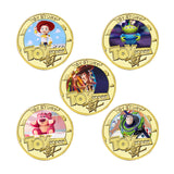 5 Designs Toy Story Gold Banknotes and coins for Selection