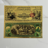 Wholesale Mixed styles America Banknote USD Dollar Banknote in 24K Gold Plated For Collection Gift