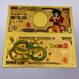 48 Designs Dragon Ball Z Gold Banknotes and coins for Selection