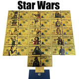 38 Designs Star Wars Gold Banknotes and Coins for Selection