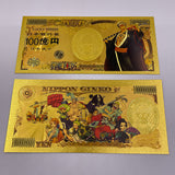 75 Designs ONE PIECE  Gold Banknotes and coins for Selection