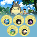 7 Designs Totoro Gold Banknotes and coins for Selection