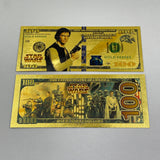 38 Designs Star Wars Gold Banknotes and Coins for Selection