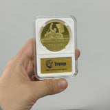 Custom Design US 47th President Trump Shooting Souvenir Metal Gold Plated Coin