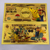 91 Designs Pocket Monster Gold Banknotes and coins for Selection