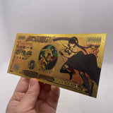 5 Designs Spy Family Gold Banknotes and Coins for Selection