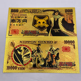 10 Designs BLEACH Gold Banknotes and coins for Selection