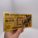 5 Designs Fist of the North Star Gold Banknotes for Selection