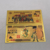 48 Designs Dragon Ball Z Gold Banknotes and coins for Selection