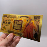 5 Designs Fist of the North Star Gold Banknotes for Selection