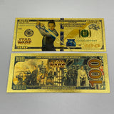 38 Designs Star Wars Gold Banknotes and Coins for Selection