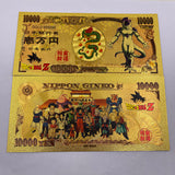 48 Designs Dragon Ball Z Gold Banknotes and coins for Selection