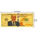 Trump Five Thousand Dollars President of the United States Donald Gold Plated Banknote 24K Gold Foil Banknote Plastic Banknote Collection Gift