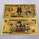 5 Designs HUNTERxHUNTER Gold Banknotes and coins for Selection