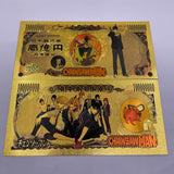 14 Designs Chainsaw Man Gold Banknotes for Selection