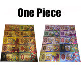 10 Designs ONE PIECE  Gold and Silvery Banknotes for Selection