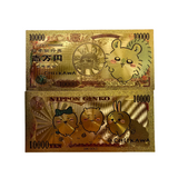 Exquisite Chiikawa 5pcs Gift Collection The Animation 10000  Japanese yen Gold Banknotes