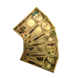 Exquisite Chiikawa 5pcs Gift Collection The Animation 10000  Japanese yen Gold Banknotes