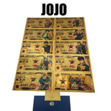 9 Designs JOJO Gold Banknotes and coins for Selection