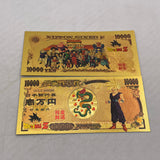 48 Designs Dragon Ball Z Gold Banknotes and coins for Selection