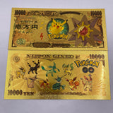 91 Designs Pocket Monster Gold Banknotes and coins for Selection