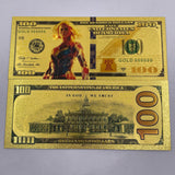 58 Designs MARVEL HEROS Gold Banknotes and coins for Selection