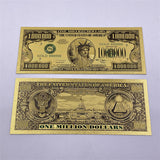 Wholesale Mixed styles America Banknote USD Dollar Banknote in 24K Gold Plated For Collection Gift