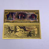 7 Types Trump 2025 The President Donald Trump 45/47 THE KING RETURNS Gold Plated Banknote Gold Foil Banknote Plastic Banknote Collection Gift