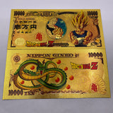 48 Designs Dragon Ball Z Gold Banknotes and coins for Selection