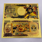 75 Designs ONE PIECE  Gold Banknotes and coins for Selection