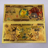 91 Designs Pocket Monster Gold Banknotes and coins for Selection