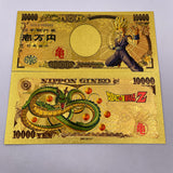 48 Designs Dragon Ball Z Gold Banknotes and coins for Selection