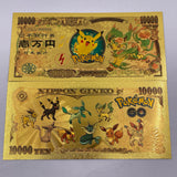 91 Designs Pocket Monster Gold Banknotes and coins for Selection