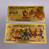 9 Designs Yu-Gi-Oh! Gold Banknotes and Coins for Selection