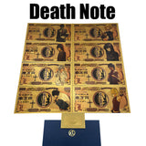 10 Designs Death Note Gold Banknotes and Coins for Selection