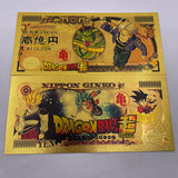 48 Designs Dragon Ball Z Gold Banknotes and coins for Selection