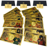 36 Designs NARUTO Gold Banknotes and coins for Selection