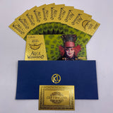 Alice's Adventures in Wonderland Gold Banknotes-4 Designs